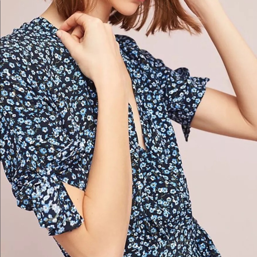 Anthropologie faithful wrap dress